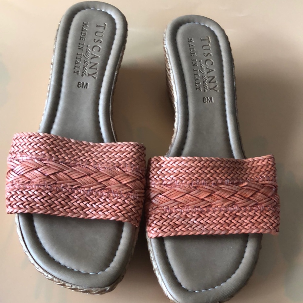 Tuscany Casy Street Wedge Heels 8M